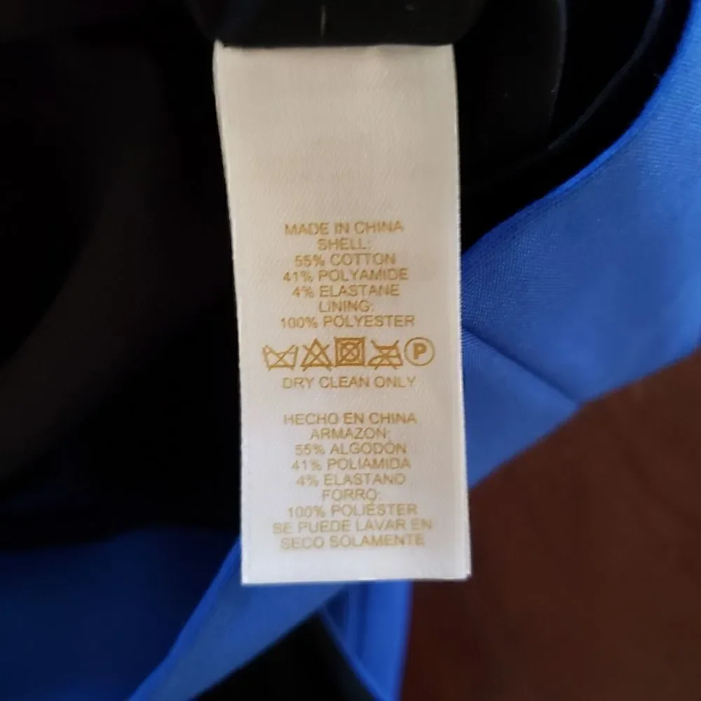 NWT Kate Spade royal blue Arie Dress 12